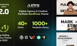 Download miễn phí theme Axtra Digital Agency Creative đã kích hoạt bản quyền