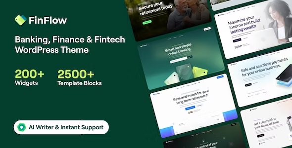 Đánh giá và chia sẻ theme FinFlow - Banking, Finance & Fintech WordPress
