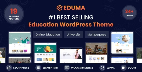 Chia sẻ theme Eduma Education làm website giáo dục