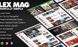Tải miễn phí theme Flex Mag News làm website tin tức