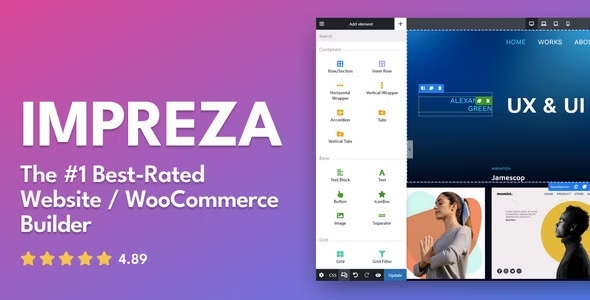 Tải miễn phí theme Impreza WooCommerce làm website bán hàng