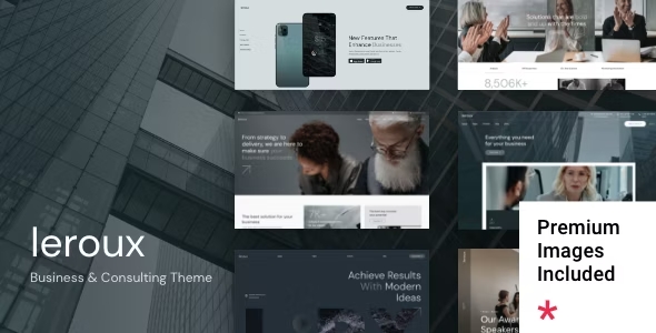 Share theme Leroux – Business Consulting WordPress phiên bản mới nhất