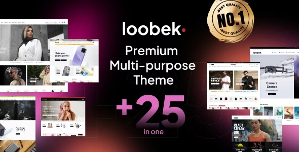 Chia sẻ theme Loobek – Elementor Multipurpose làm website bán hàng