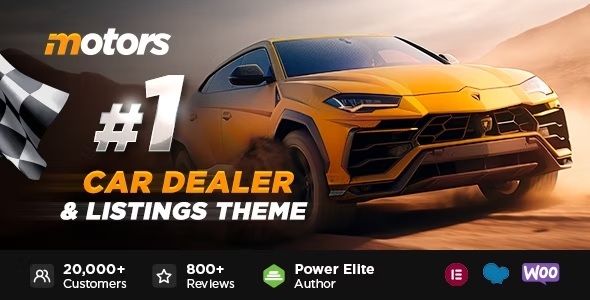Share theme Motors - Car Dealer, Rental Listing WordPress đã kích hoạt bản quyền