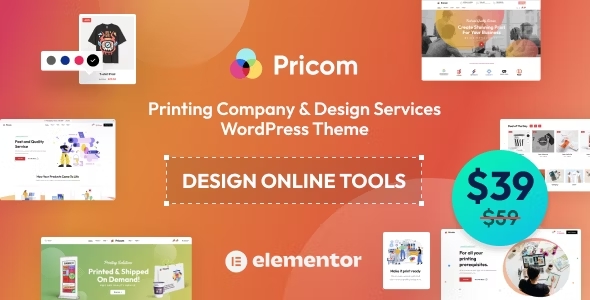 Chia sẻ theme Pricom – Printing Company & Design bản quyền miễn phí