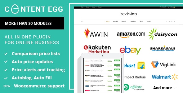 Tải miễn phí plugin Content Egg Pro tạo website so sánh giá