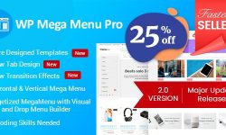 Tải miễn phí WP Mega Menu Pro tạo menu đa năng