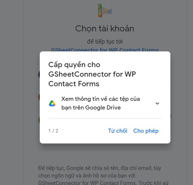 Gửi dữ liệu từ Contact Form 7 về Google Sheets