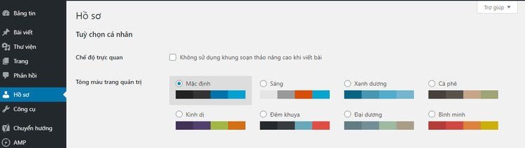 Hướng dẫn thay đổi giao diện trang quản trị trong wordpress