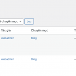 Thêm cột ảnh đại diện trong trang quản trị danh sách bài viết