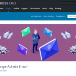 Làm thế nào để thay đổi email của admin trong WordPress mà không cần xác nhận?