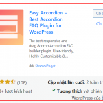 Tạo Accordion trong wordpress